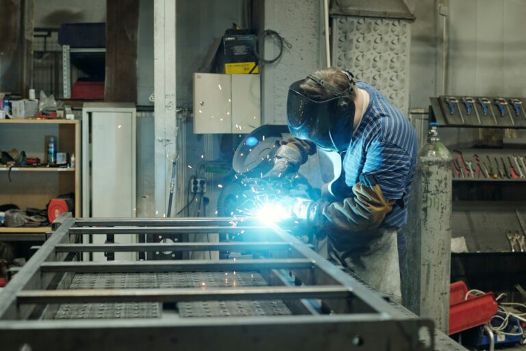 Structural steel fabrication